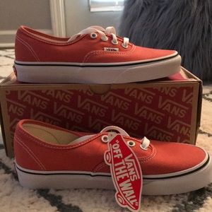 Burnt Orange authentic vans